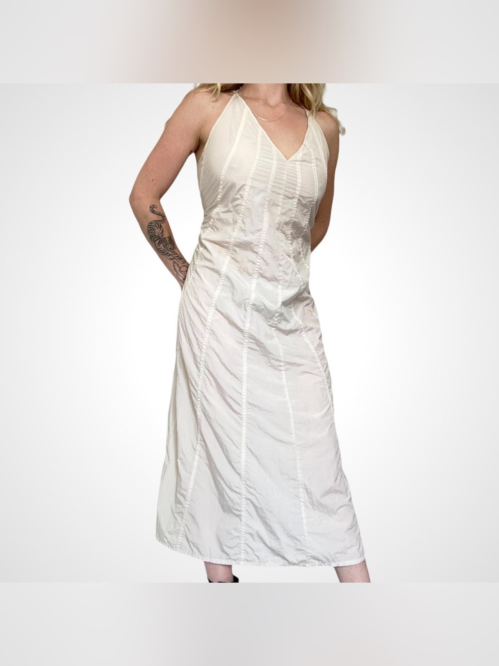 Athleta Women's White Dress - Picture 4 of 4